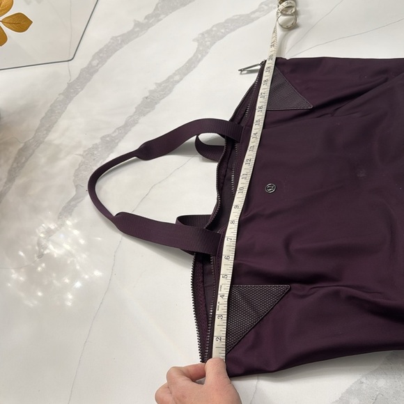 ***SOLD ON MERCARI***Lululemon purple zipper tote bag - Picture 6 of 10